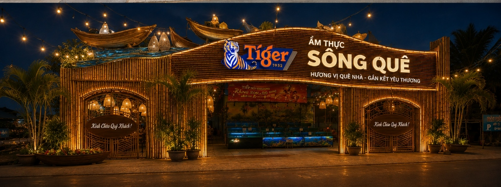 Không gian Ẩm Thực Sông Quê